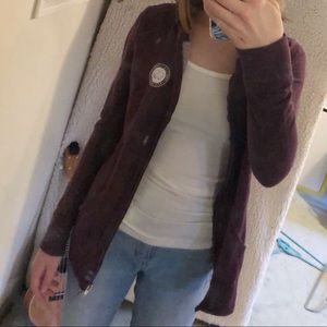 Ivory Ella zip up jacket